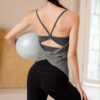 Hollow knitted sling yoga suit 8