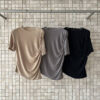 Imitation Acetate Knitted Short-sleeved T-shirt