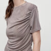 Imitation Acetate Knitted Short-sleeved T-shirt