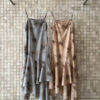 Irregular Tencel Holiday Style Sling Dress