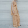 Irregular Tie-dye Jacquard Linen Vest