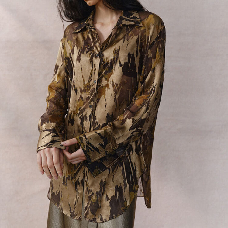 Jacquard Mercerized Vintage Shirt 4