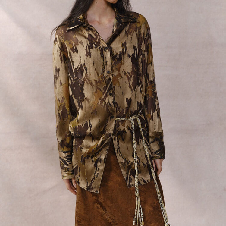 Jacquard Mercerized Vintage Shirt 8