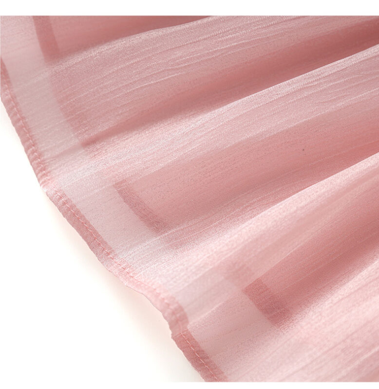 Jacquard irregular hem dress