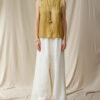 Khaki Bohemian Wide Leg Pants 13