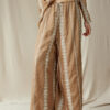 Khaki Bohemian Wide Leg Pants 2