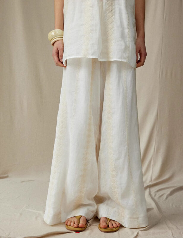 Khaki Bohemian Wide Leg Pants 7