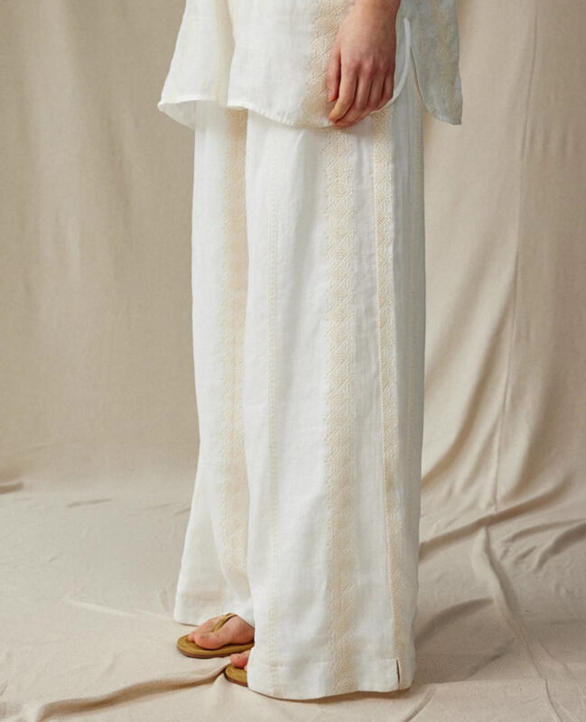 Khaki Bohemian Wide Leg Pants 8
