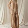 Khaki Bohemian Wide Leg Pants 9