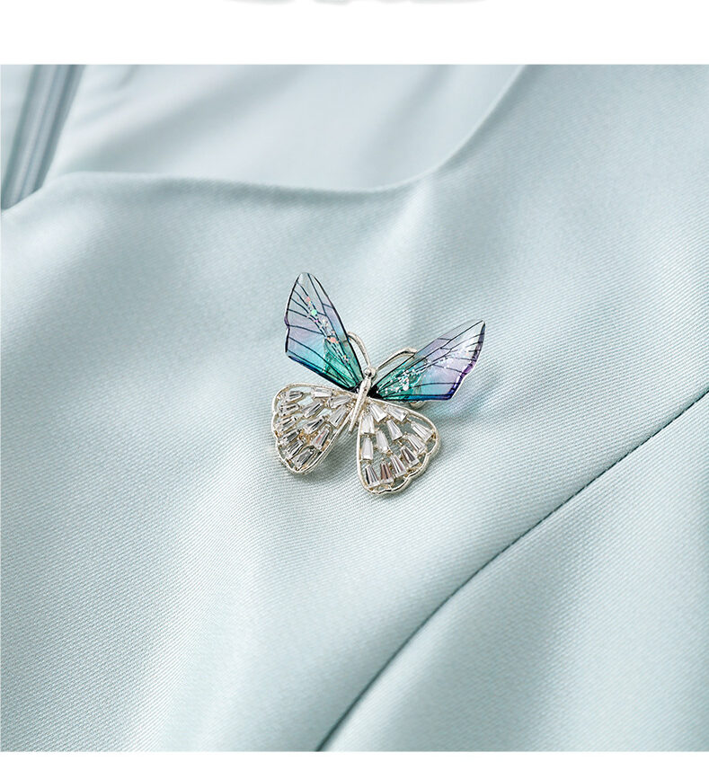 Light luxury high-end square collar lady dress