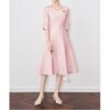 Light luxury high-end square collar lady dress