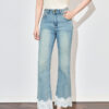Light luxury lace flared jeans