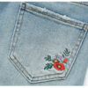 Light luxury lace flared jeans