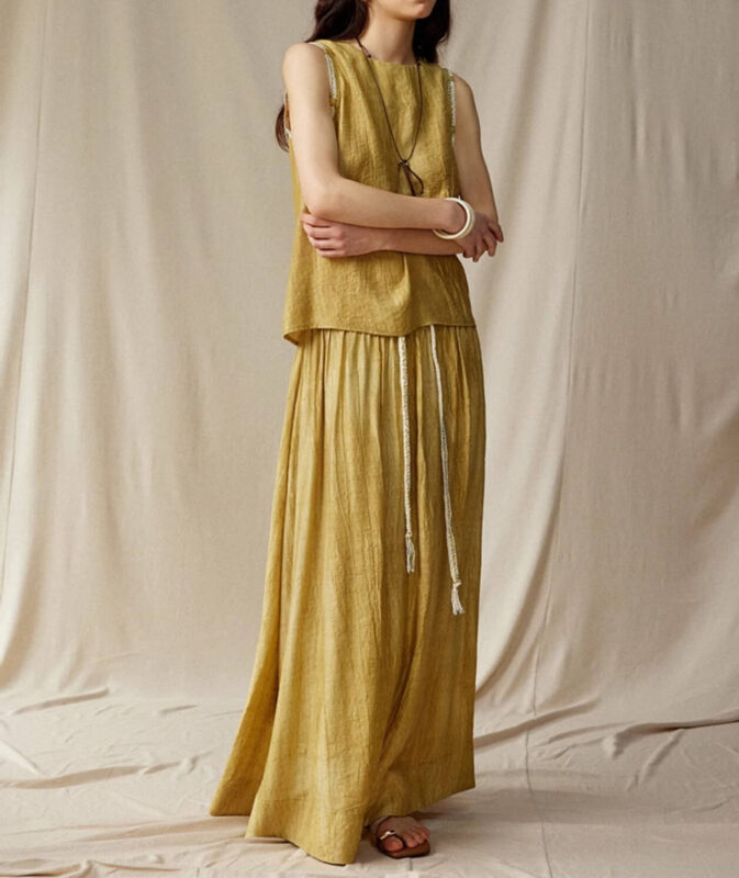 Linen Braided Rope Sleeveless Top 6