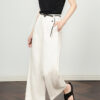 Linen Cropped Straight Wide Leg Pants 6