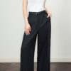 Linen Cropped Straight Wide Leg Pants 8