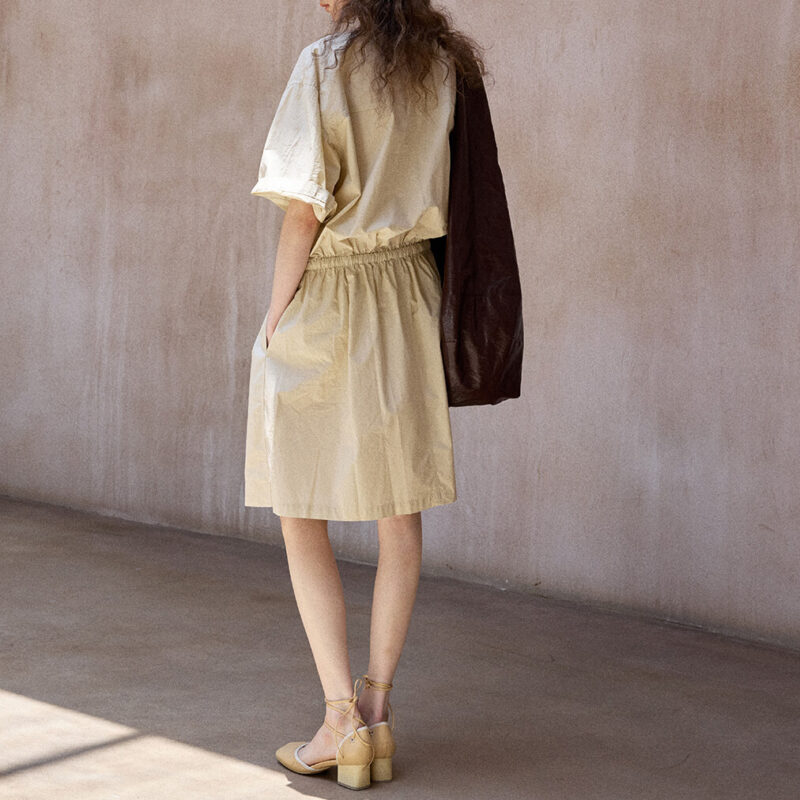 Long Staple Cotton Cargo Pocket Dress 5