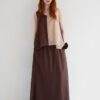 Loose Casual V-neck Contrast-color Sleeveless Camisole