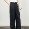 Lyocell Linen Bohemian Beaded Wide Leg Pants 4
