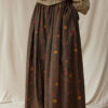 Lyocell Linen Bohemian Beaded Wide Leg Pants 6 1