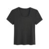 Lyocell Tencel Sheep Wool U Neck T Shirt 1