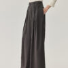 Mulberry Silk Oversized Wide Leg Suit Trousers 1
