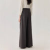 Mulberry Silk Oversized Wide Leg Suit Trousers 3