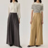 Mulberry Silk Oversized Wide Leg Suit Trousers 5