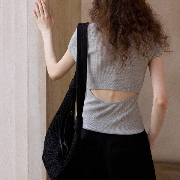 Open Back T shirt 5