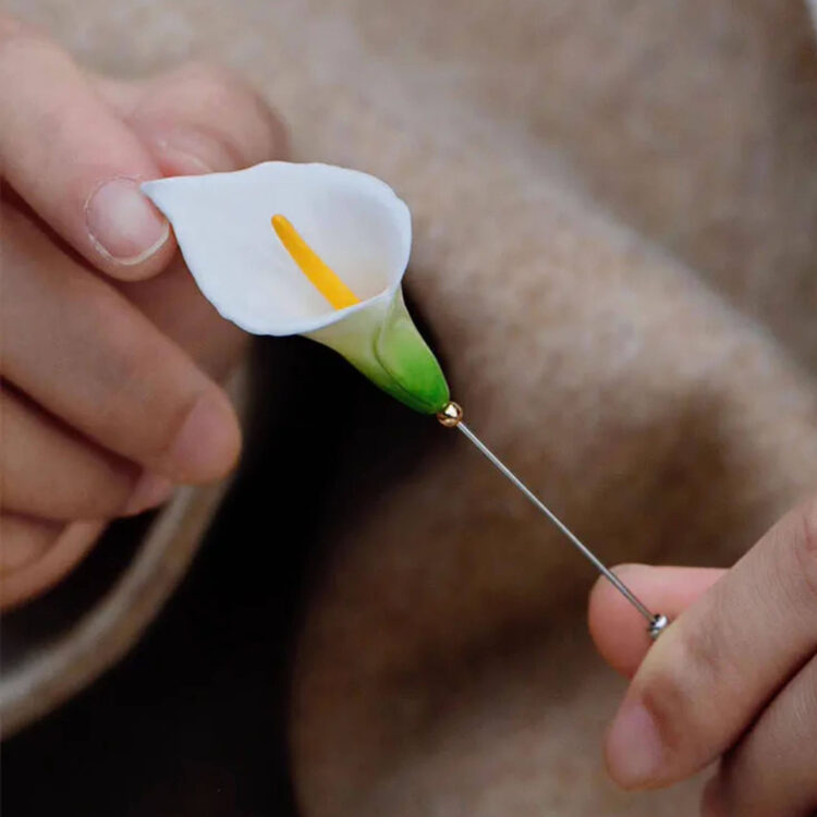 Original Design Calla Lily Brooch