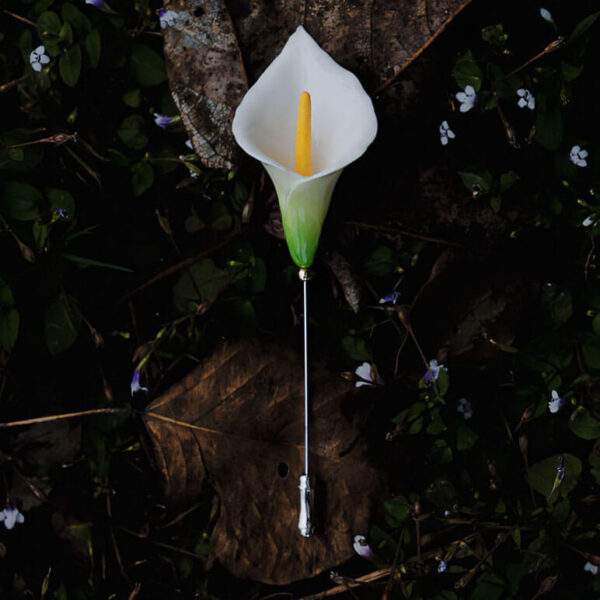 Original Design Calla Lily Brooch 4