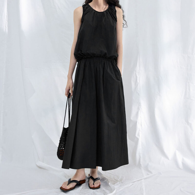 Outdoor Textured A line Skirt 6