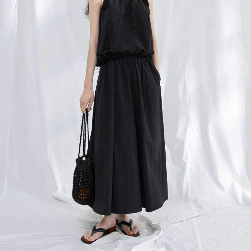 Outdoor Textured A line Skirt 9