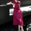 POLO collar shirt dress 1