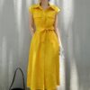 POLO collar shirt dress 3