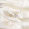 Printed Cool-feeling Gold Stamping Printing Pearl Buttons Stand-up Collar Cheongsam