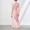Pseudo-two-piece Subtle Pattern Jacquard Patchwork Iridescent Yarn Cheongsam