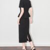 Puff sleeve top and high-end skirt two-piece set