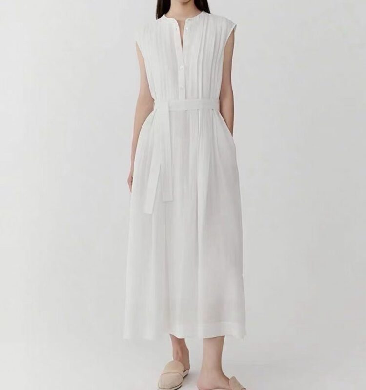 Pure linen dress 2