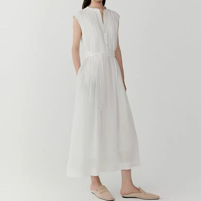 Pure linen dress 4