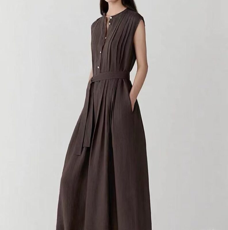 Pure linen dress 6