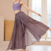 Ramie Wide Leg Yoga Pants 1