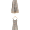 Resort style Printed Lace Suspender Dress 6