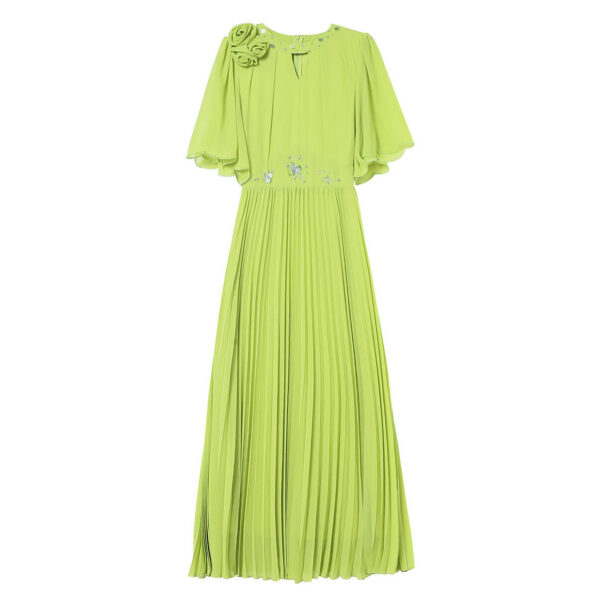 Resort style Tulle Pleated Dress 1