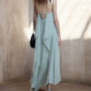 Resort style irregular tulle suspender skirt 13