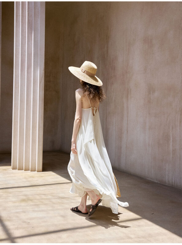 Resort style irregular tulle suspender skirt 16