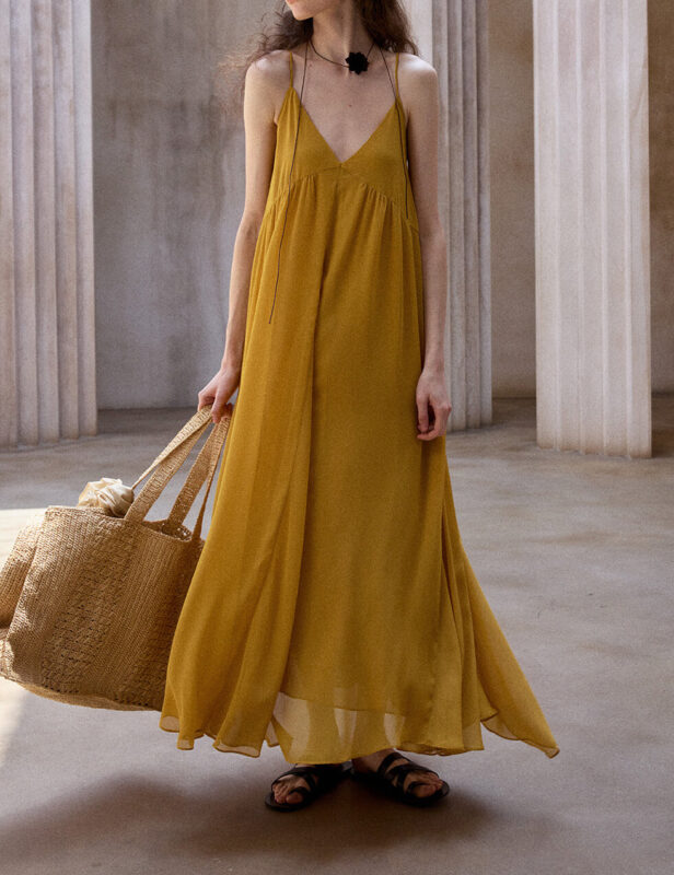 Resort style irregular tulle suspender skirt 6
