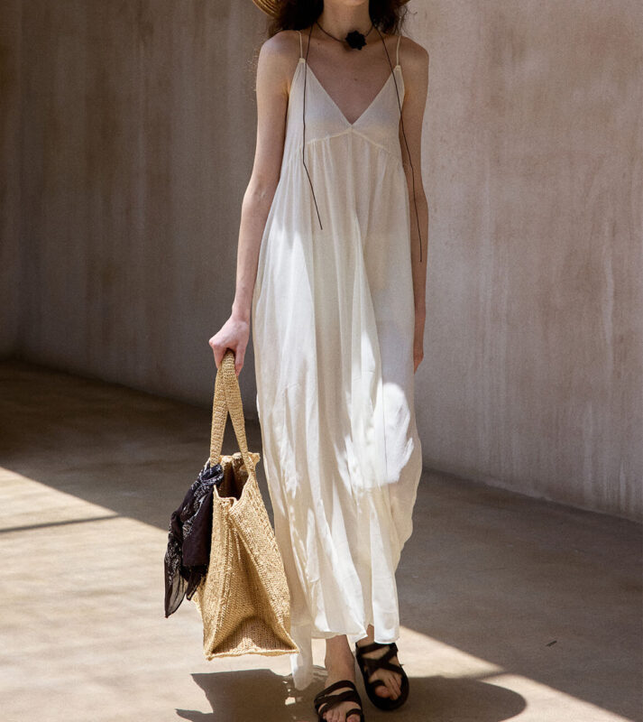Resort style irregular tulle suspender skirt 7