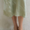 Resort style silk landscape tie dye suspender dress 3