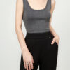 Rhinestone Striped Knitted Vest 2